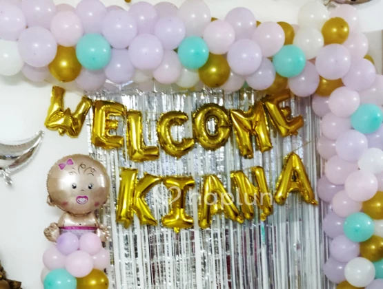 Baby Welcome Wall Backdrop