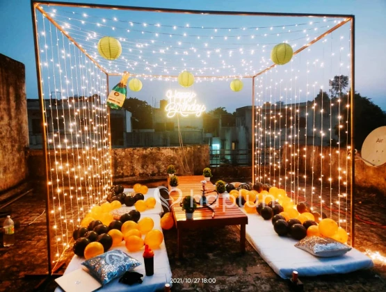 Terrace Decoration for birthday party