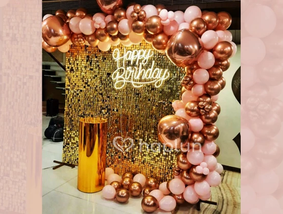 sequin decoration for birthday and anniversary
