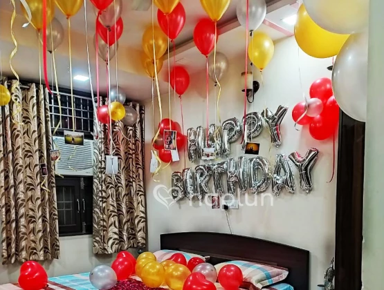 gráfico genéticamente Acrobacia Balloon Love theme Decoration for birthday surprise at home near me