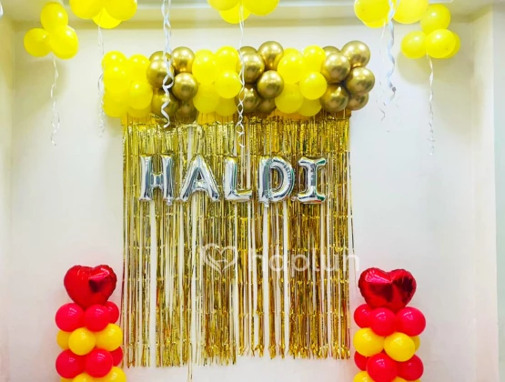 Surprise Haldi Decoration