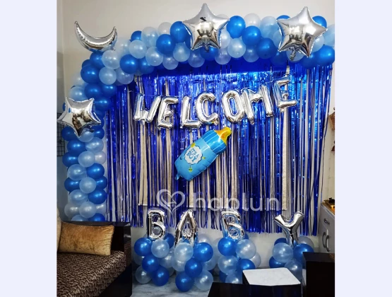 Baby Girl Welcome Home Decoration Kit 11Pcs Banner, Balloon with Fairy  Light for Baby Shower / Welcome Party / Birthday Party Supplies - Party  Propz: Online Party Supply And Birthday Decoration Product Store
