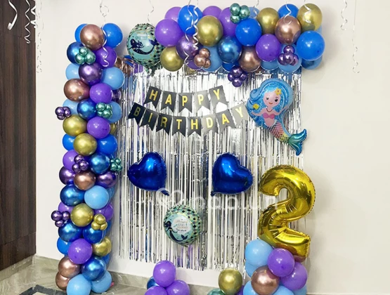 Mermaid Theme Birthday Decoration