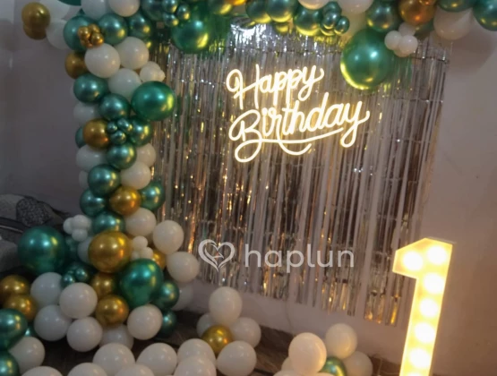 Baby 1st Birthday Decoration at Home