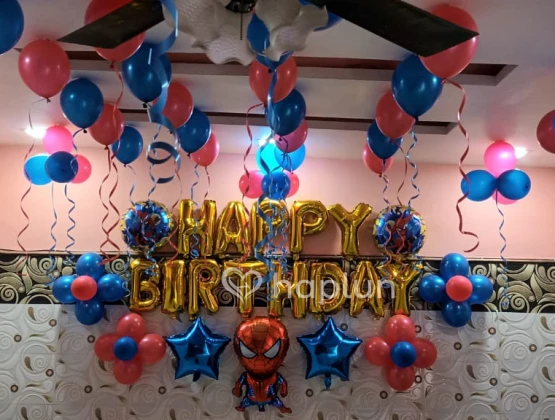 Spiderman Birthday Decoration