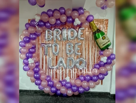 Bride to Be Decoration with Name On Wall