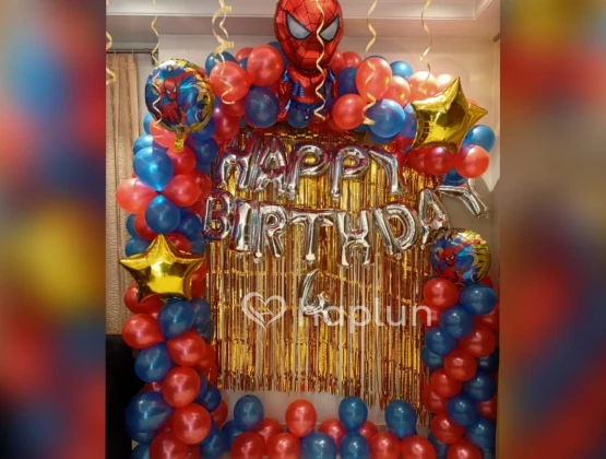 Red Blue Spider Man Decoration