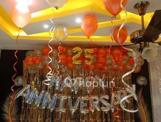 Amazon.com: Party Propz Large Happy Anniversary Decorations - 73 Pcs Red  and Gold Happy Anniversary Balloon Decoration | Happy Anniversary Foil  Balloons for Anniversary Decor | Romantic Heart Balloons Decorations : Home  & Kitchen