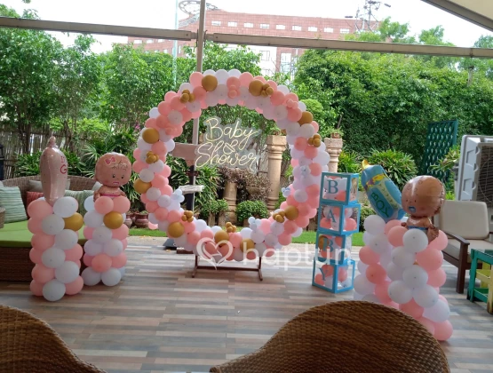 Baby shower ring decoration