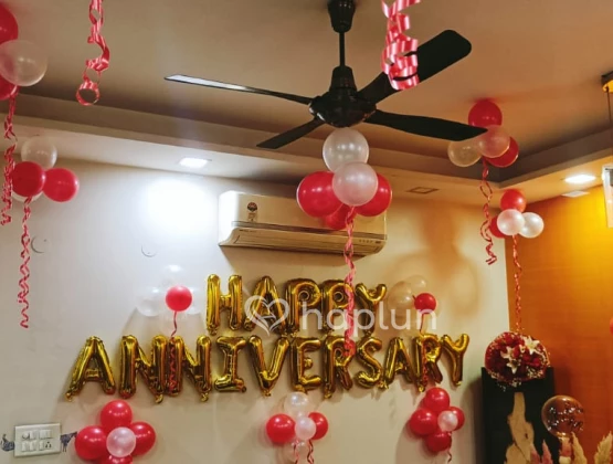 Anniversary Decoration with balloons