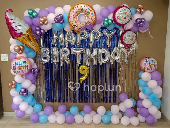 Ice-cream Theme Birthday Decoration
