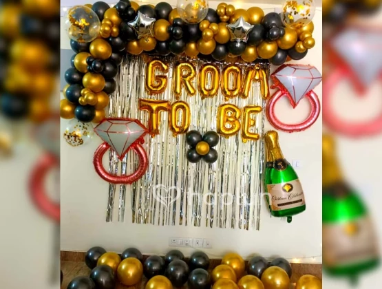groom to be decoration for bachelor party