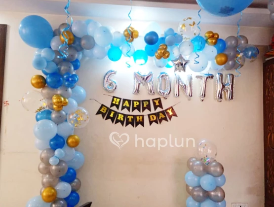 6 month birthday garland decor