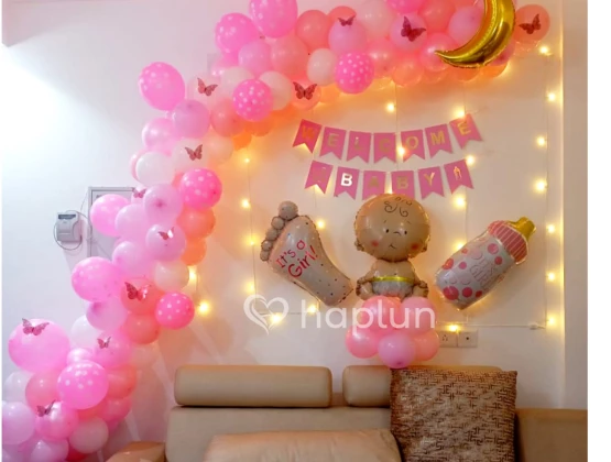 Baby Welcome Decoration For Girl