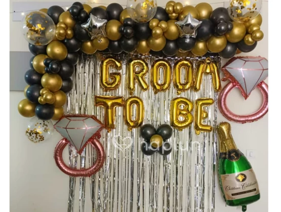 Groom To Be Surprise Décor