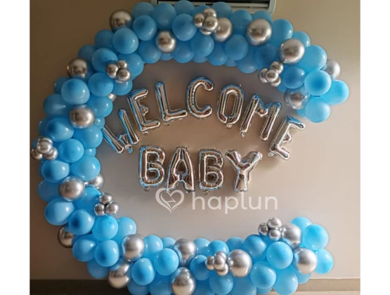 Blue Baby Welcome Theme Decor