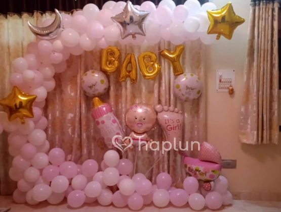 baby girl welcome decoration