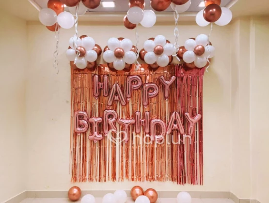 Rose Gold Decoration for birthday