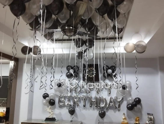 Simple Birthday Party decoration at home