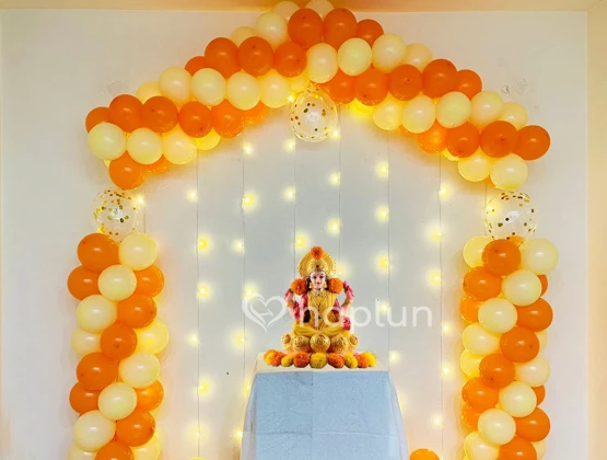 Decoration for Laxmi ji Puja