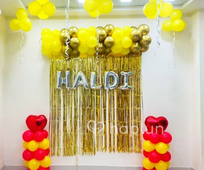 Surprise Haldi Decoration