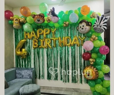 Baby 4th Birthday With Jungle Theme