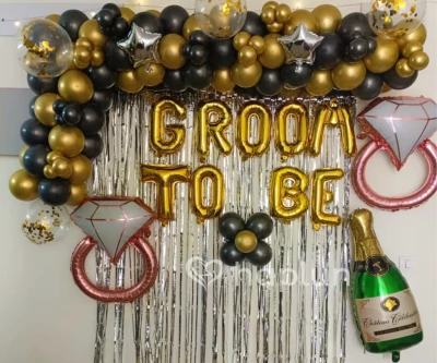 Groom To Be Surprise Décor
