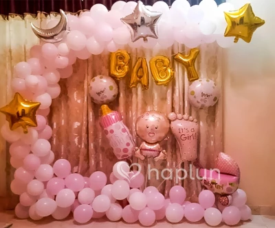 Surprise Baby Girl Welcome Decor