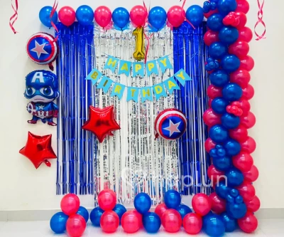 Captain America Theme Decoration