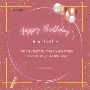 Birthday wishes for brothers